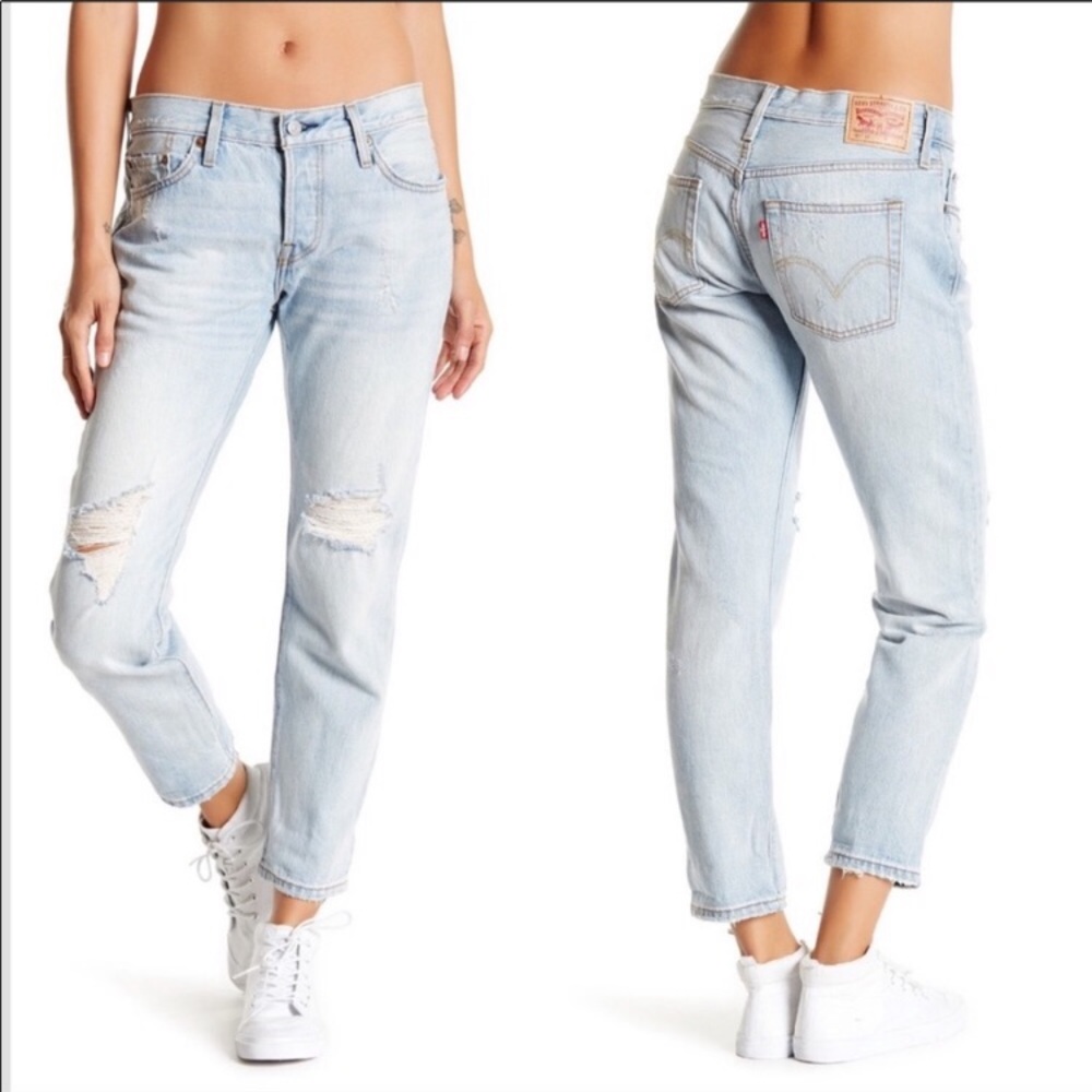 Levi 501 Taper boyfriend jeans